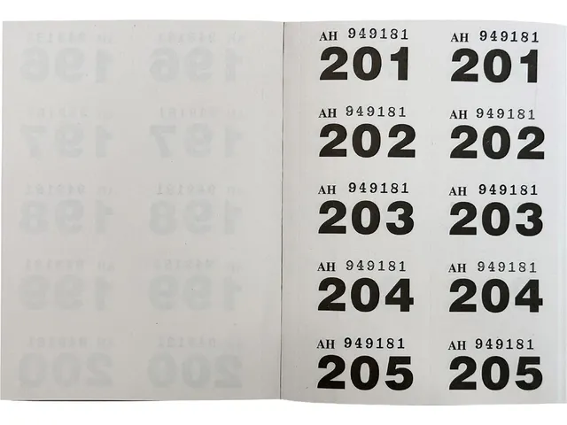 Genummerde Tickets 1-500