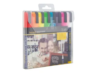 Krijtstift Securit Sma-510 Schuin Assorti 2-6mm Blister à 8st - 5