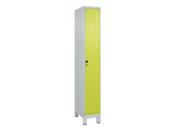 locker,HxBxD 1950x300x500mm,1vak,vak B 300mm,draaigrendel,voeten