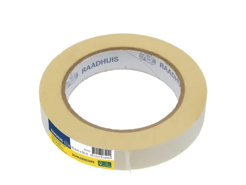 Schilderstape Raadhuis 19mm x 50m papier universeel