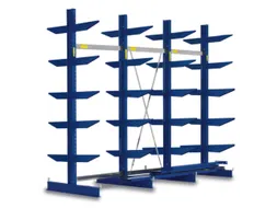 Draagarmstelling 2480x3808x920mm 2x6etages 880kg/etage Ral5010