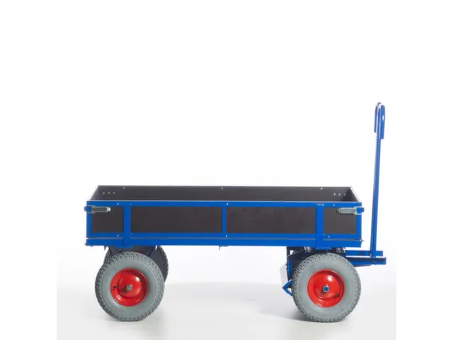 Chariot à Avant-train Pivotant Force 1t Plateau Lxl 1560x760mm Ridell