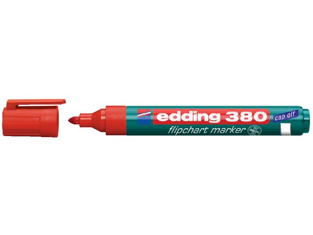 Viltstift Edding 380 Voor Flipover Rond 1.5-3mm Rood | FlipoverOnline.nl