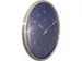 Wandklok NeXtime 60 minutes Ø33cm metaal blauw streep/cijfers