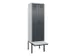 locker met bank,voor scheiding van kleding,HxBxD 2120x600x815mm,2vak