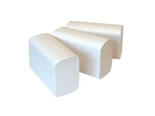 Handdoekpapier Multifold Vouw Cellulose 2-laags wit 20,6x32cm - 1