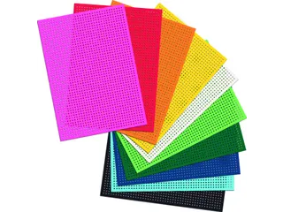 Borduurkaarten Folia 17.5 x 24.5cm 300gr 10 vel assorti - 3