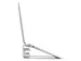 Laptopstandaard 2-in-1 Laptopverhoger Zilver Aluminium