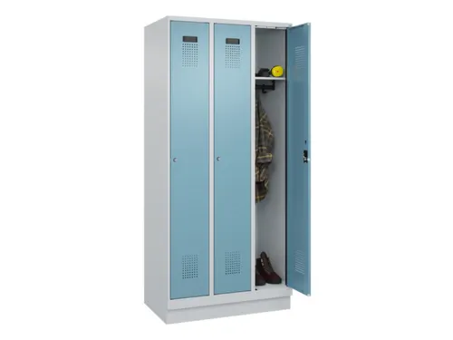 locker,HxBxD 1950x900x500mm,3vak,vak B 300mm,cil.-slot,sokkel