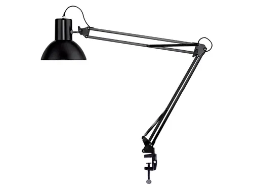 Bureaulamp Unilux Success 80 LED met klem en voet Zwart