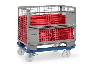 Palletonderwagen Voor Routetreinen 23882 1050kg 1210x1010mm Ral5007 - 2