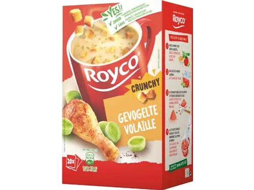 Minute Soup Gevogelte Met Croutons Doos 20 Stuks