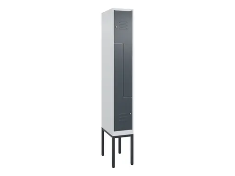 armoire vestiaire Z HxlxP 2120x300x500mm larg. compart. 150/300mm
