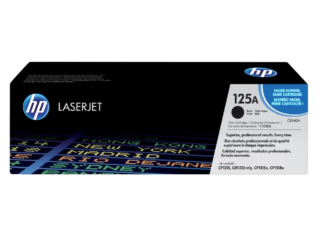 Tonercartridge HP CB540A 125A zwart