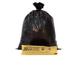 Vuilniszak Komo 60 Liter grijs 20 Per Rol