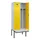 locker met bank,voor scheiding van kleding,HxBxD 2120x800x815mm,2vak