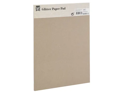 Hobbykarton CarftID glitter 24x34cm 180gr 10 vel 10 kleuren