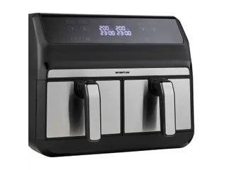 Airfryer Inventum 2x4l 1700w zwart rvs - 18