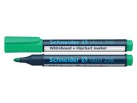Viltstift Schneider Maxx 290 whiteboard rond groen 2-3mm