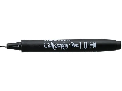 marker Supreme Calligraphy Pen, 1,0 mm, zwart