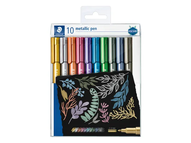 Gelpen Staedtler 8323 metallic etui à 10 kleuren
