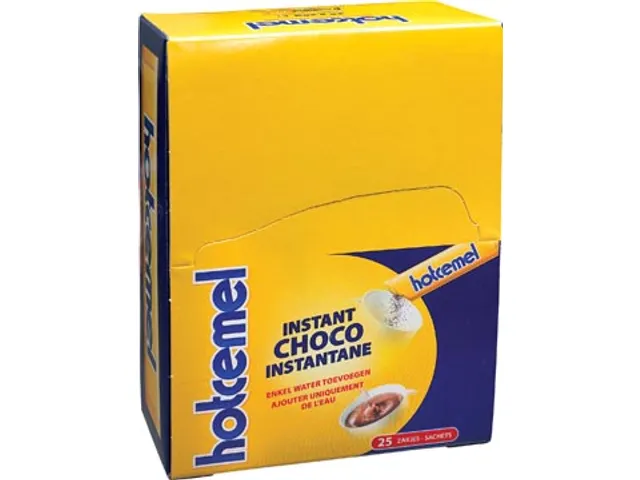 Hotcemel chocoladepoeder, pak van 25 zakjes
