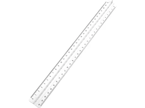 Prismaliniaal Westcott 30cm transparant met 2 schalen