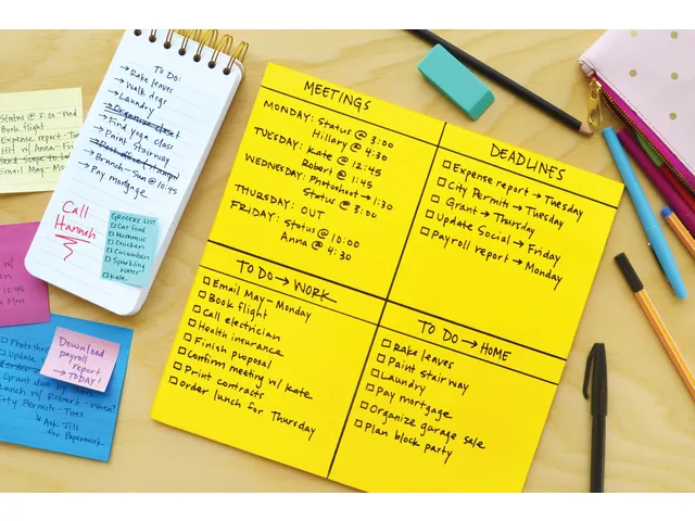 Scrum Big Notes 3M Post-it 27,9x27,9cm jaune