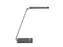 Bureaulamp LED MAULpure, dimbaar, USB-poort Zilver