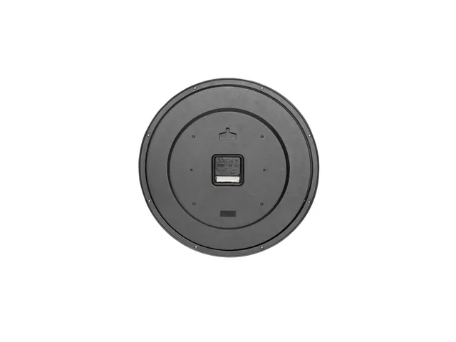 Wandklok MAUL Step RC Ø40x5cm zilver kunststof frame incl.batterij