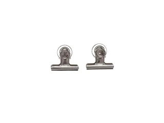 Papierklem MAUL Bulldog met magneet 52mm capaciteit 20mm zilver - 13