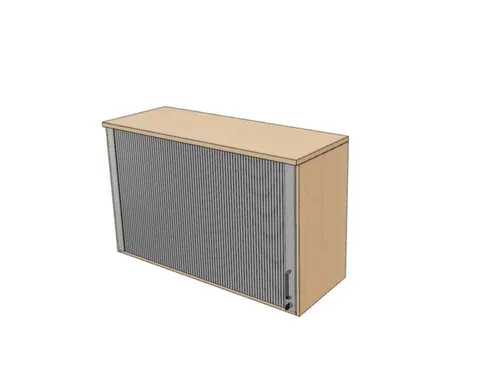 opzetkast,v. roldeurkast,HxBxD 740x1200x445mm,roldeur,NE-esdoorn