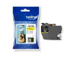 Inktcartridge Brother LC-421XLY geel - 3