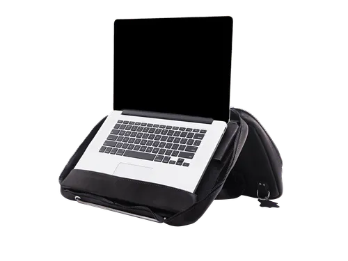 R-Go Viva Laptoptas zwart leder 15.6 inch
