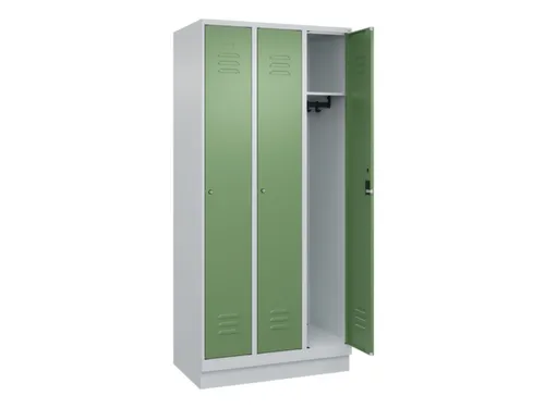 locker,HxBxD 1950x900x500mm,3vak,vak B 300mm,cil.-slot,sokkel
