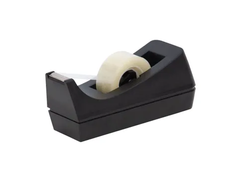 Plakbandhouder Rechthoekig 19mmx33m Antislip Zwart