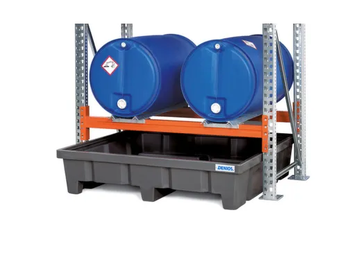 stellingopvangbak,v. palletstelling,v. vak B 1400mm,opvangvol. 315l