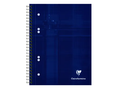 Collegeblok Clairefontaine Studium A5+ ruit 5x5mm 6-gaats 80 pagina's