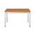 Tafel Vierkant 140x70 Cm Rechthoekig Frame Aluminium Blad Kersenhout