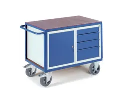 kastwagen,draagverm. 1000kg,laadvl. LxB 1080x700mm,zeefdrukplaatplaat