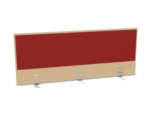 panneau de rehausse p. table de bureau NE-érable BN4011-rouge