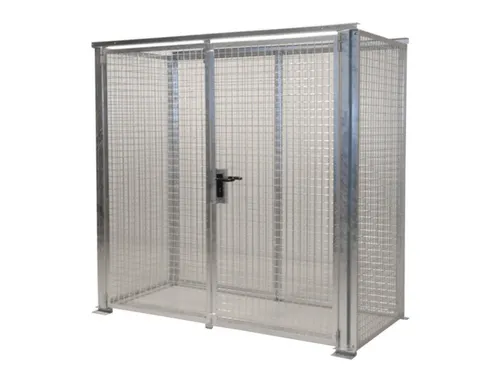 Gasflessendepot Voor 32 Gasflessen 2060x2100x1085mm Staal/draadgaas