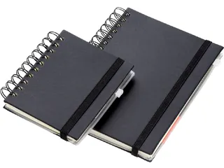 Notitieboek Quantore A6 spiraal zwart lijn - 4