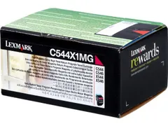 Tonercartridge Lexmark C 544 x 1 mg Retourpr.Magenta