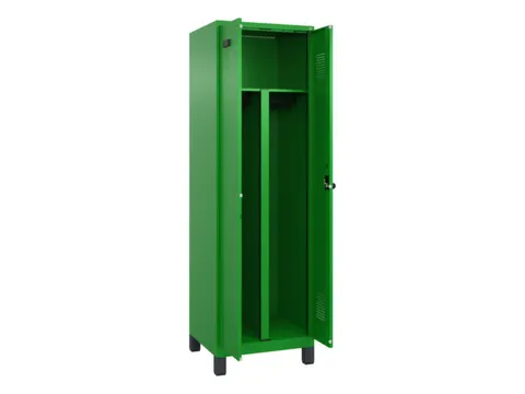 PBM-locker,HxBxD 1950x600x500mm,2vak,vak B 300mm,draaigrendel