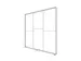 Brightbox Pro Flex Wand 300x300 cm LED-verlichte beurswand