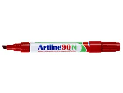 Viltstift Artline 90 schuin 2-5mm rood