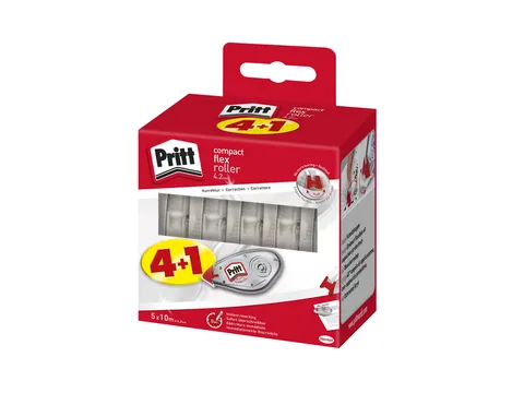 Correctieroller Pritt Compact Flex 4.2mmx10m 4+1 gratis