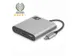 USB-C Multiport Adapter Voor 1 HDMI Monitor Grijs