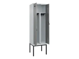 PBM-locker,HxBxD 2120x600x500mm,2vak,vak B 300mm,draaigrendel - 1
